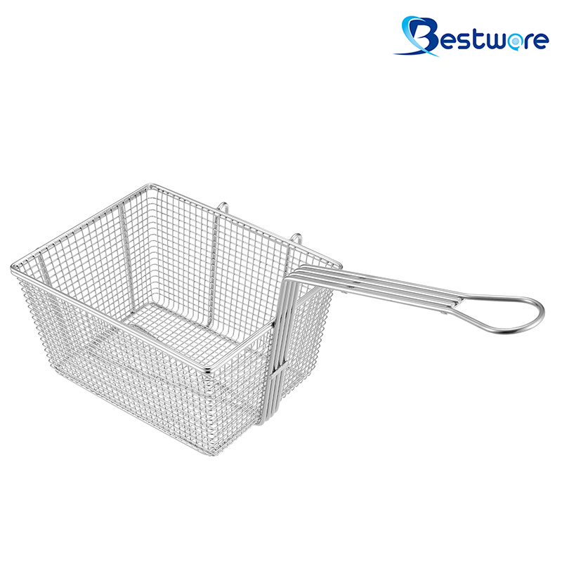 Fry Basket with Right Hook - 255×200×136mm