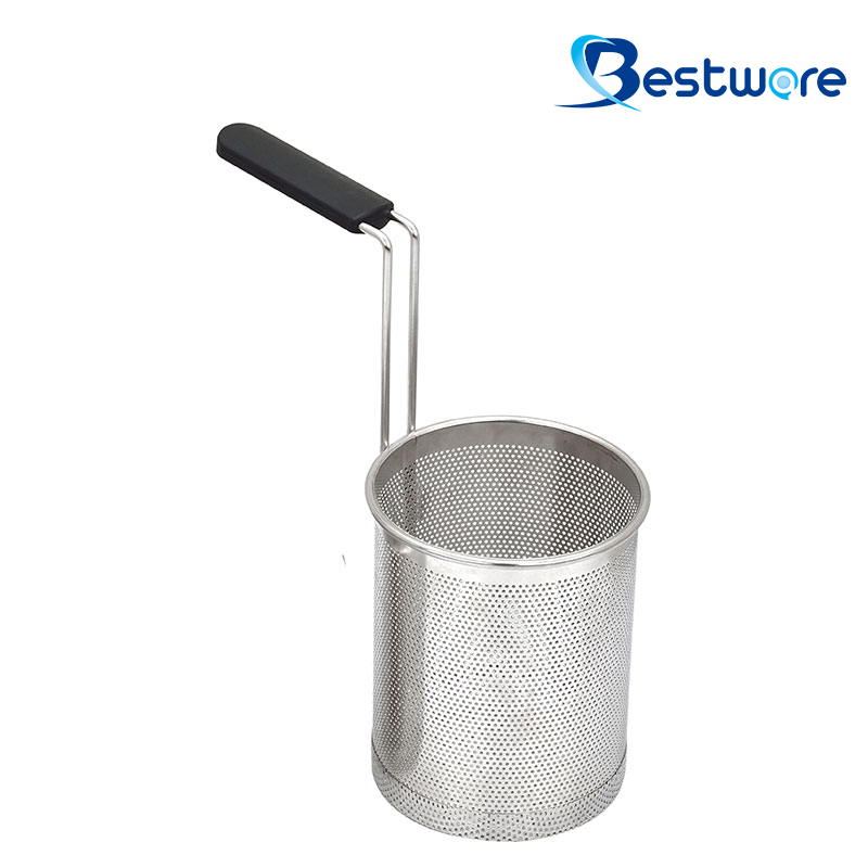 Cylindrical Stainless Steel Pasta Basket