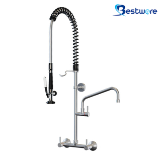 Economy - 8" W/M Pre-rinse Faucet with 10" Pot Filler
