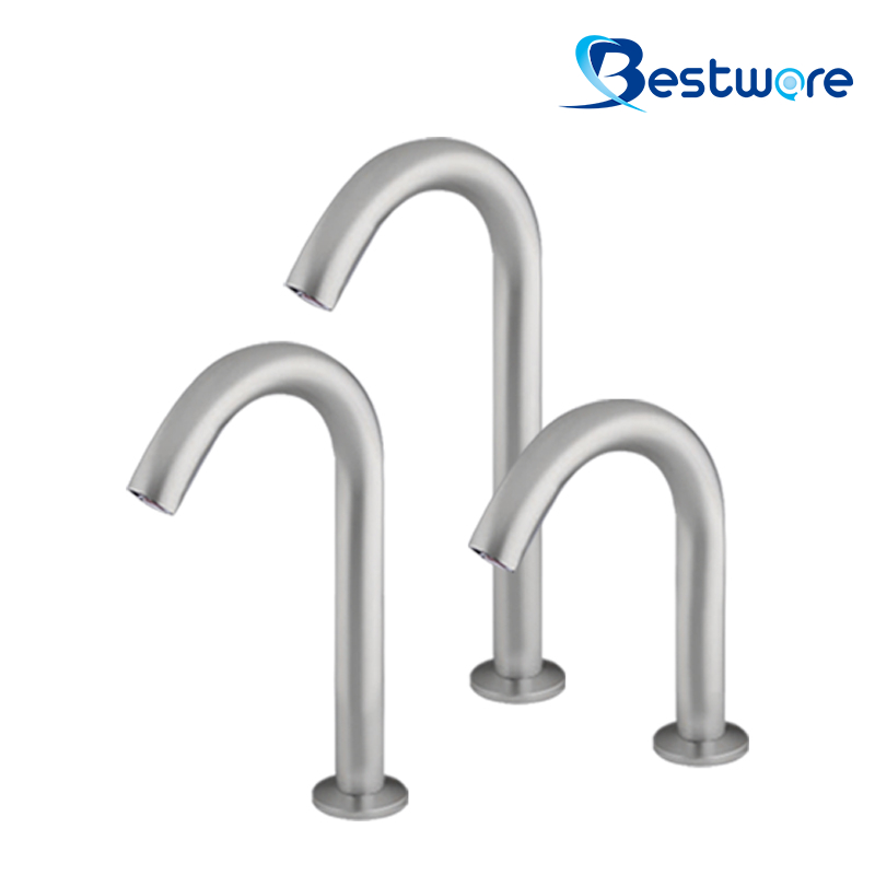 Stainless Touch Free Faucet operated by IR Sensor - 310mmH