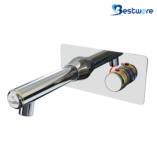 MoreThan® Concealed Wall Mount Sensor Faucet with Thermostat incl. Built-in Part